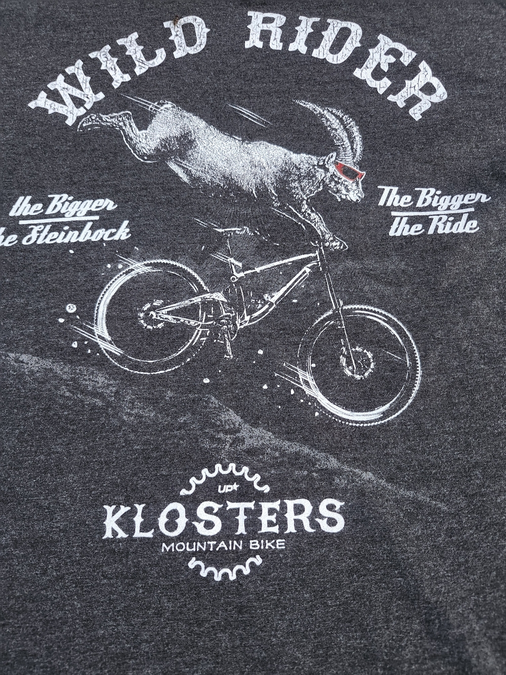 Klosters Mountain Bike Wild Rider Graphic Tee Large